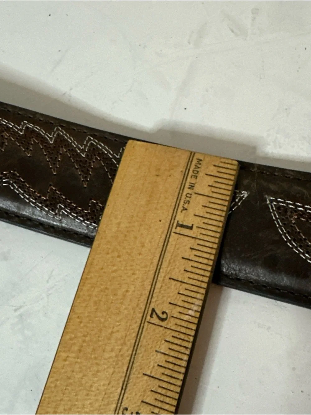 CODY JAMES HANDMADE LEATHER BELT MEXICO SZ 32